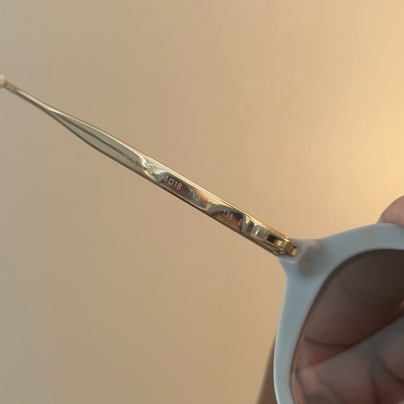 Lilac and Gold Prada Sunglasses - Picture 8 of 9